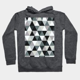 Black and Grey Geometric Hoodie